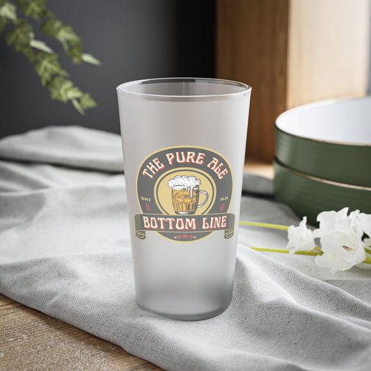 The Pure Ale 16oz Frosted Pint Glass