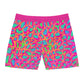 Pink Leopard Swim Trunks