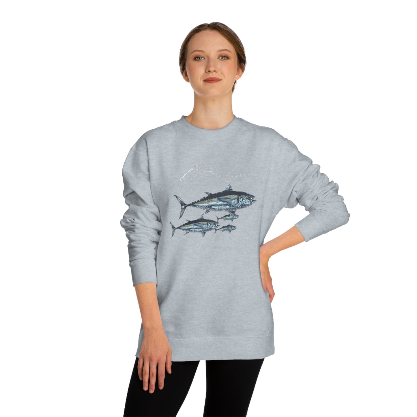 Original Tuna Front Design Crewneck Sweatshirt