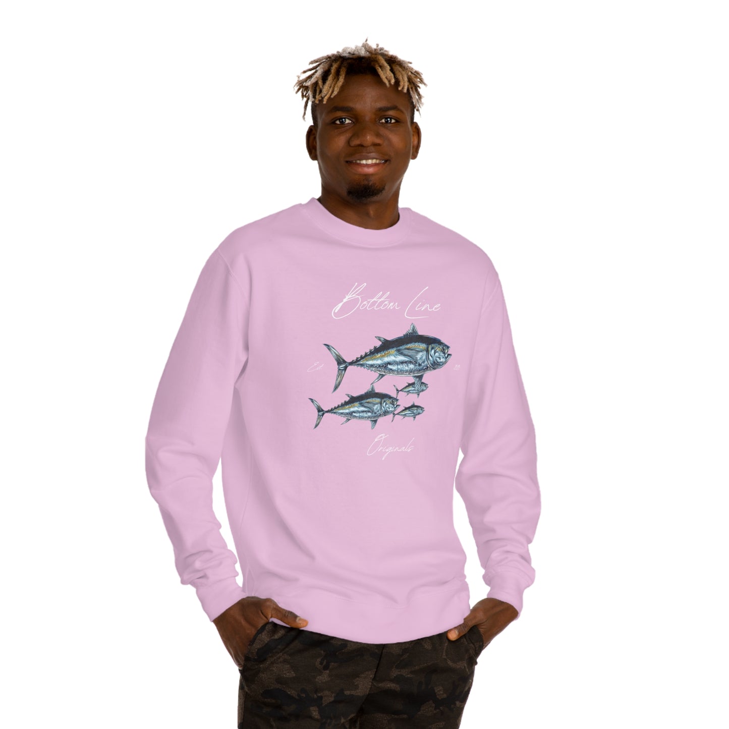 Original Tuna Front Design Crewneck Sweatshirt