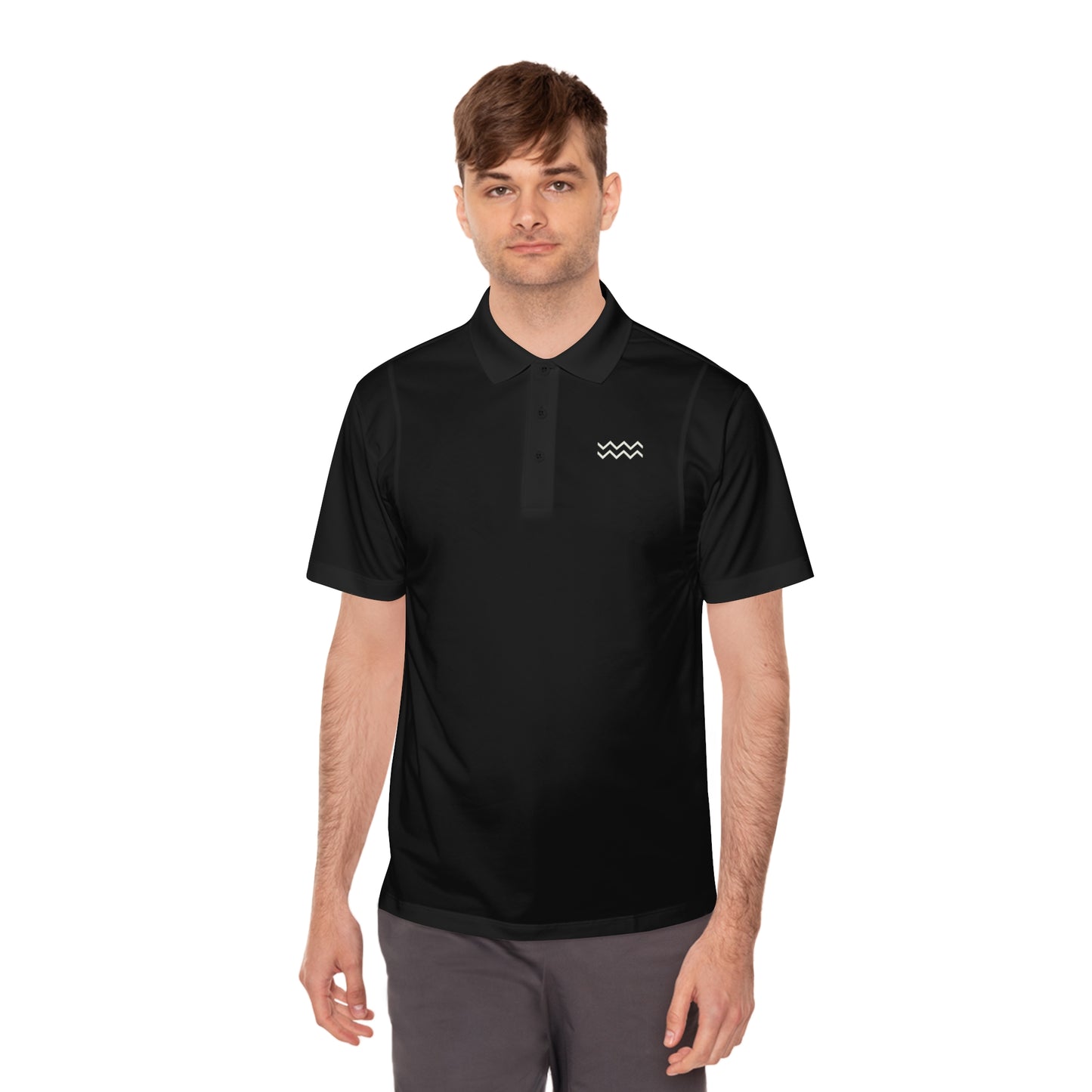 White Ripple Sport Polo