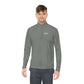 White Ripple Quarter-Zip Pullover