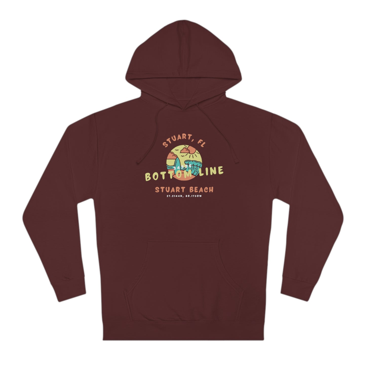 Stuart Beach Front Design Hoodie