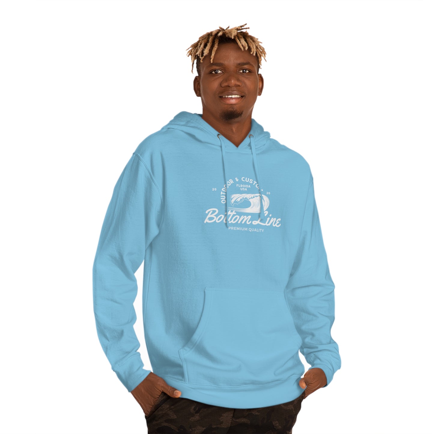 Wave Barrel Front Design Hoodie