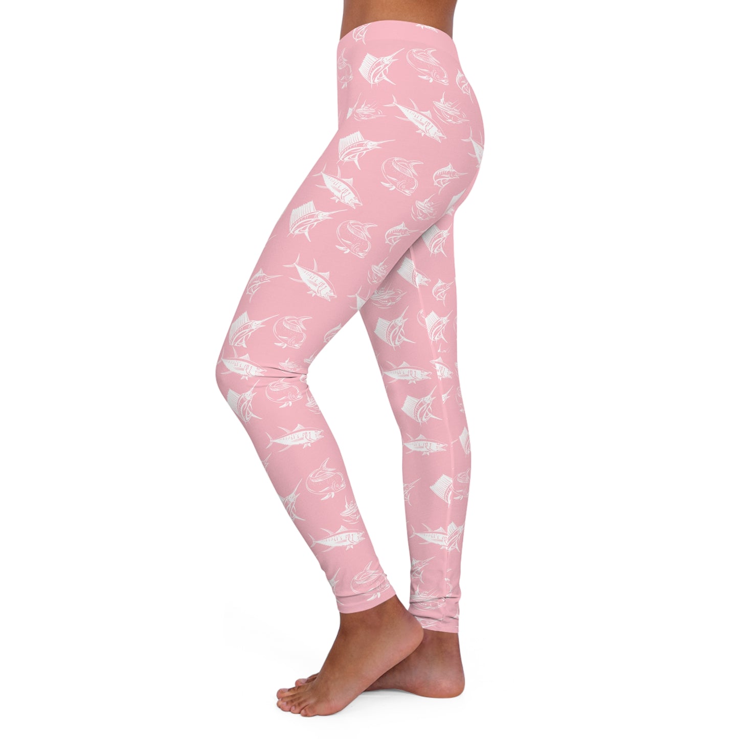 Pink Sport Fish Leggings