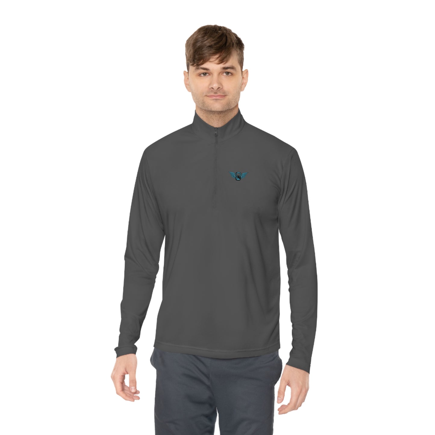 Dumbbell Wing Quarter-Zip Pullover