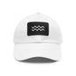 White Ripple Dad Hat