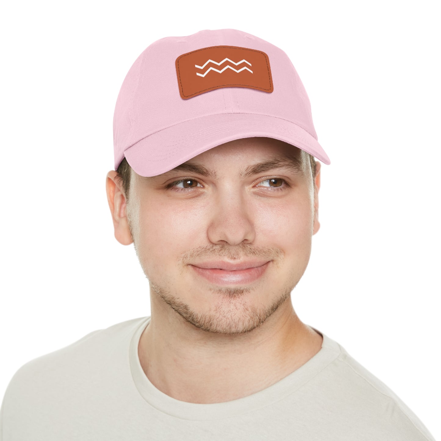 White Ripple Dad Hat