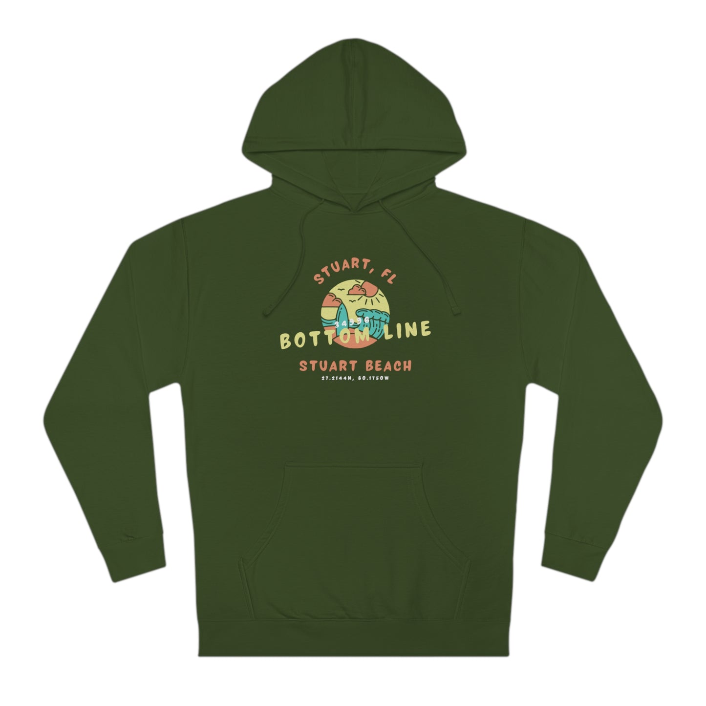 Stuart Beach Front Design Hoodie