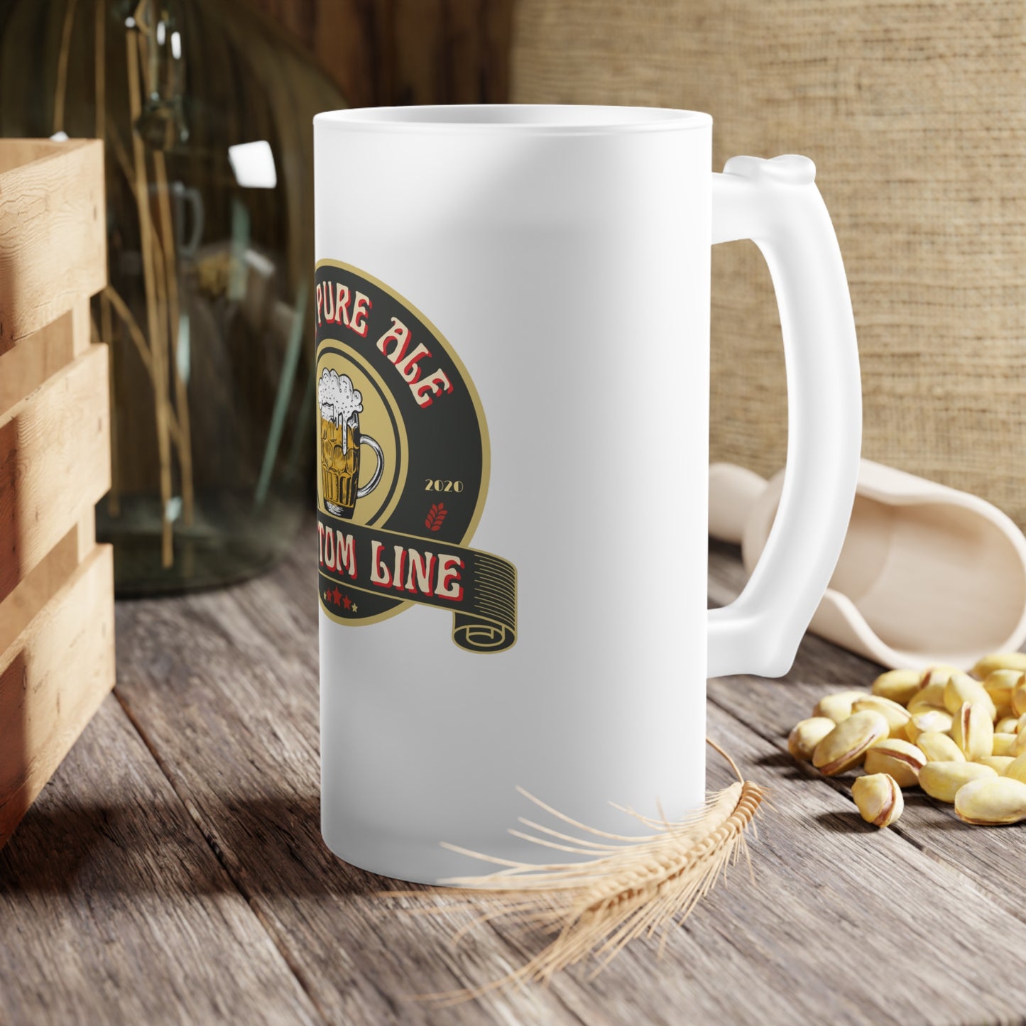 The Pure Ale 16oz Frosted Beer Mug