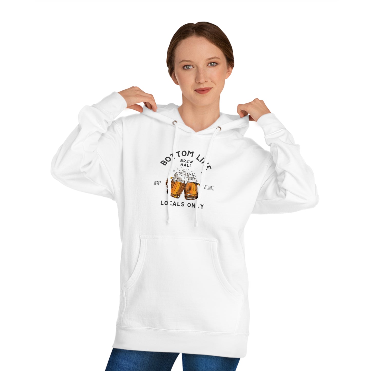 Brew Hall Front Design Hoodie