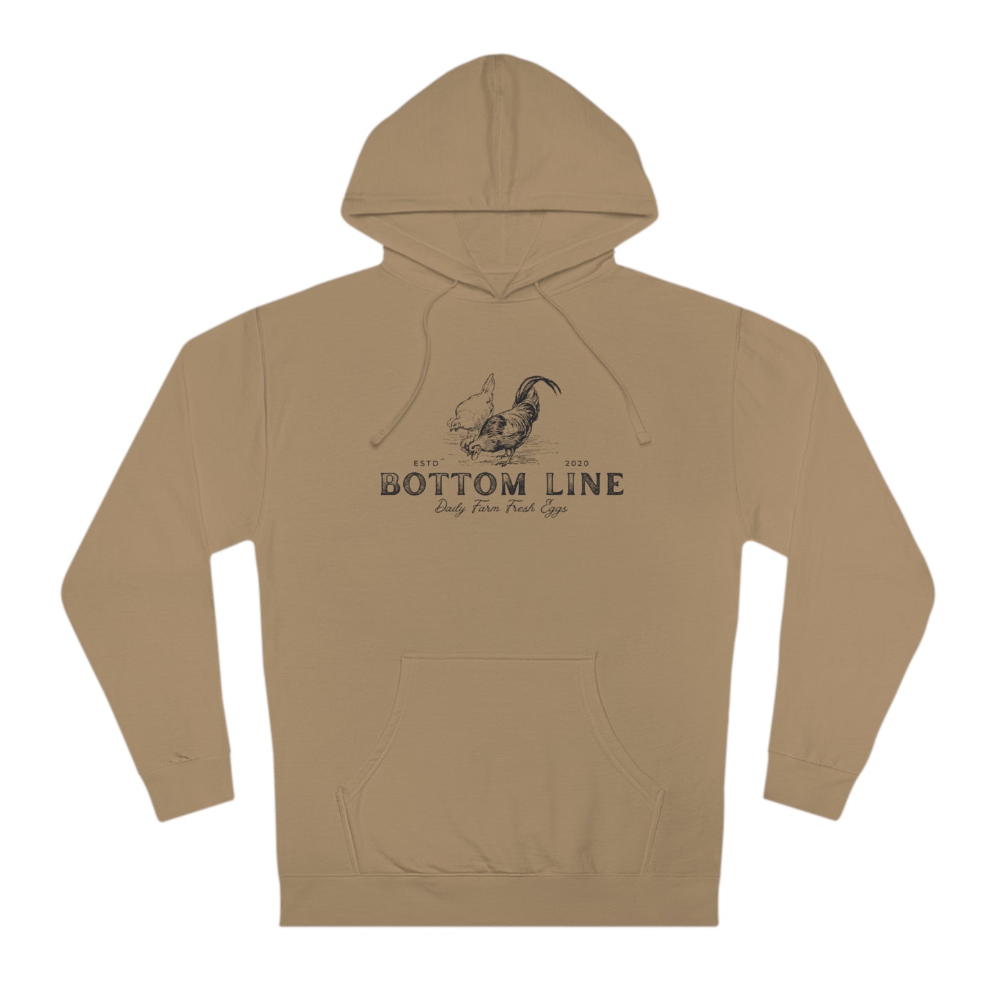 Farm Fresh Eggs Front Design Hoodie