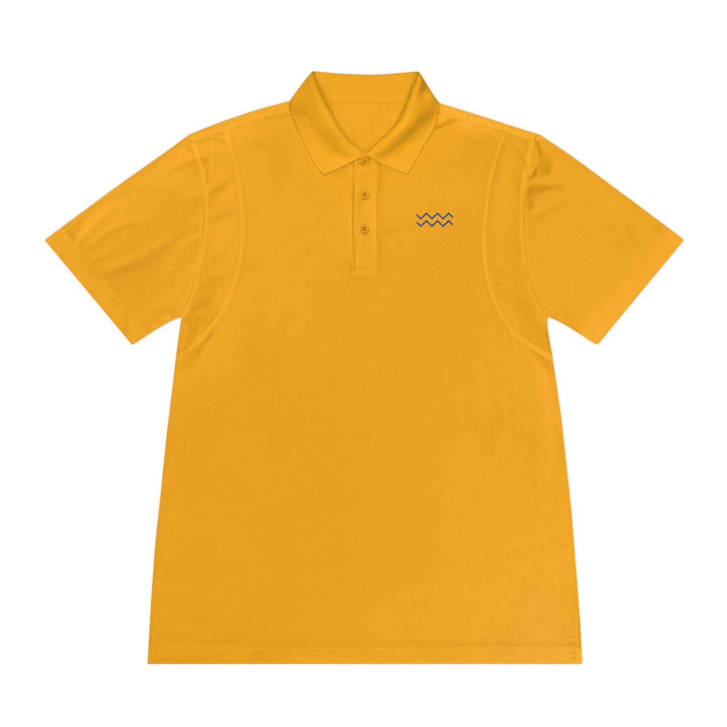 Blue Ripple Sport Polo