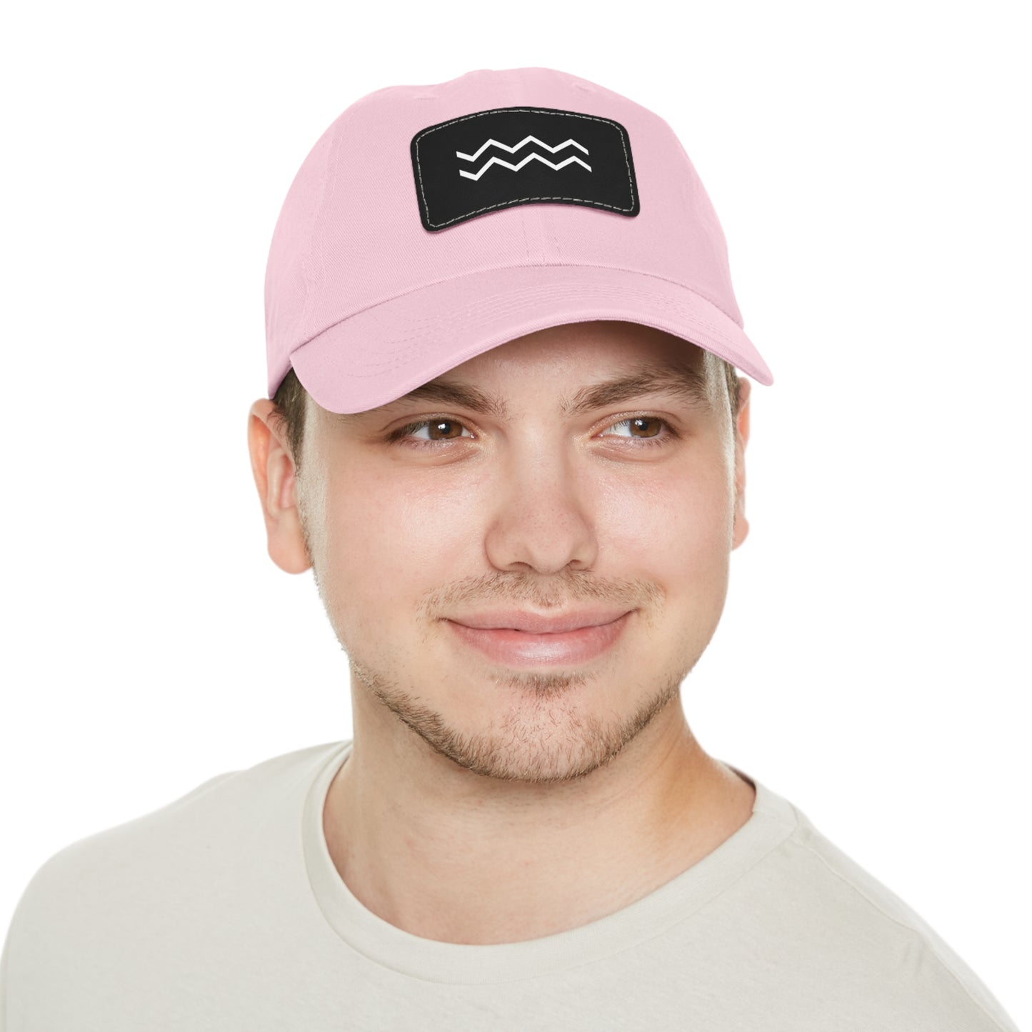 White Ripple Dad Hat