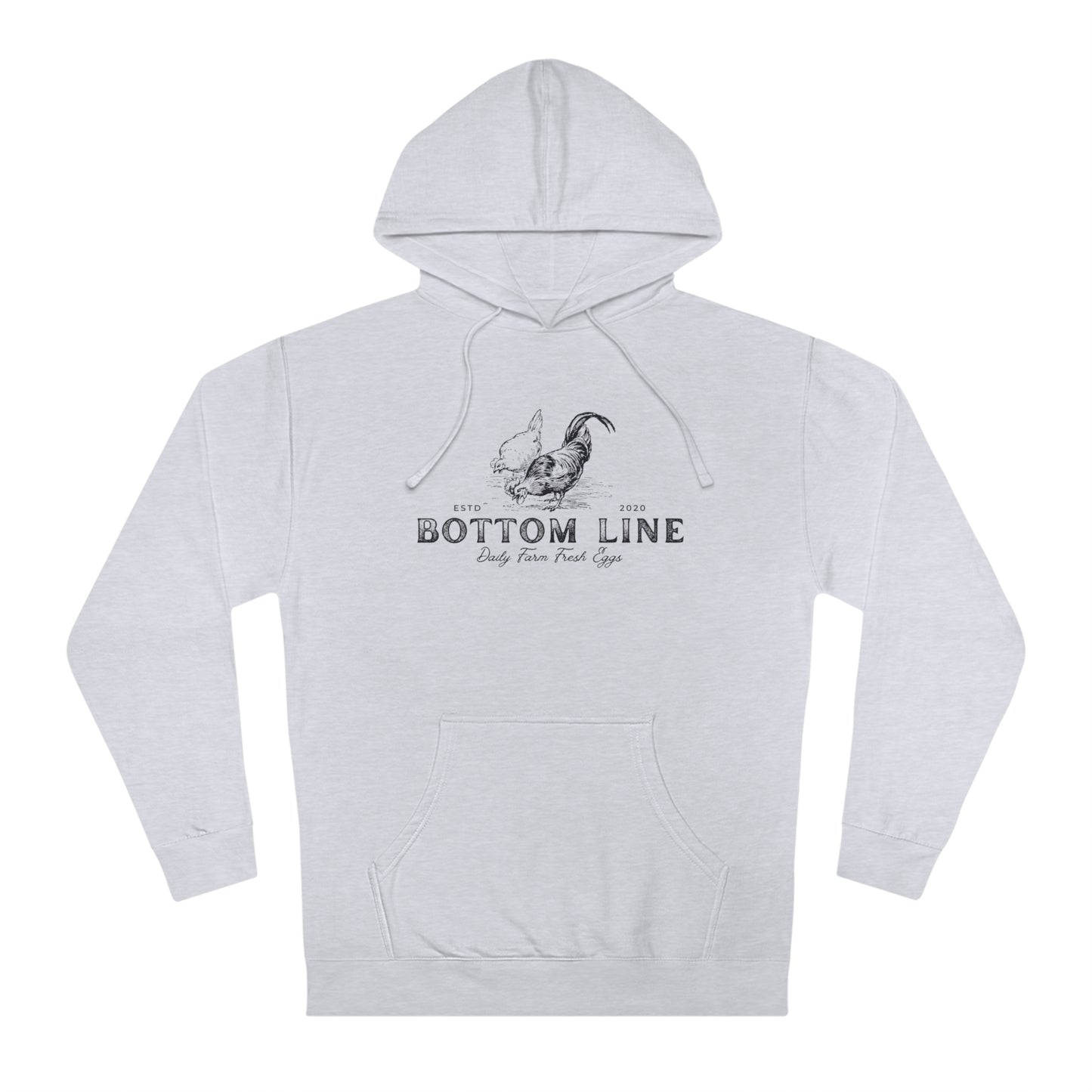 Farm Fresh Eggs Front Design Hoodie