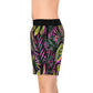 Neon Leaf Swim Trunks