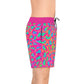 Pink Leopard Swim Trunks