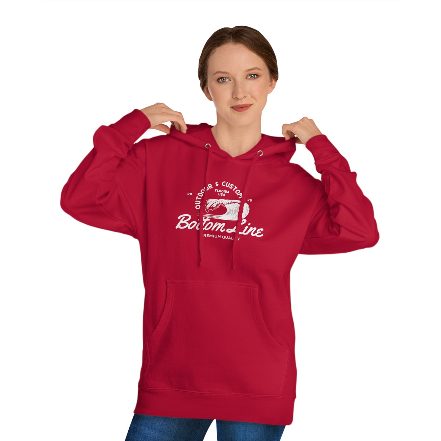 Wave Barrel Front Design Hoodie