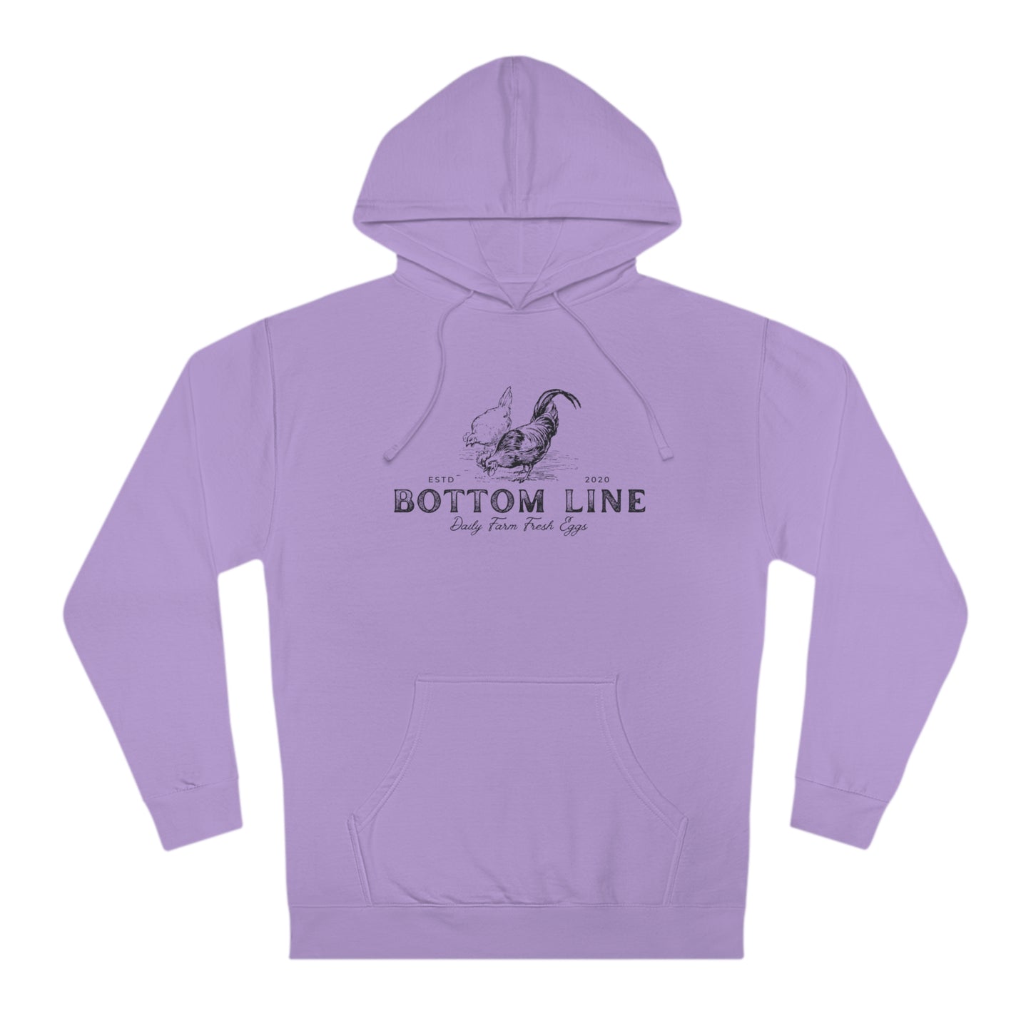 Farm Fresh Eggs Front Design Hoodie