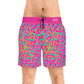 Pink Leopard Swim Trunks