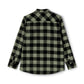 White Logo Flannel Shirt