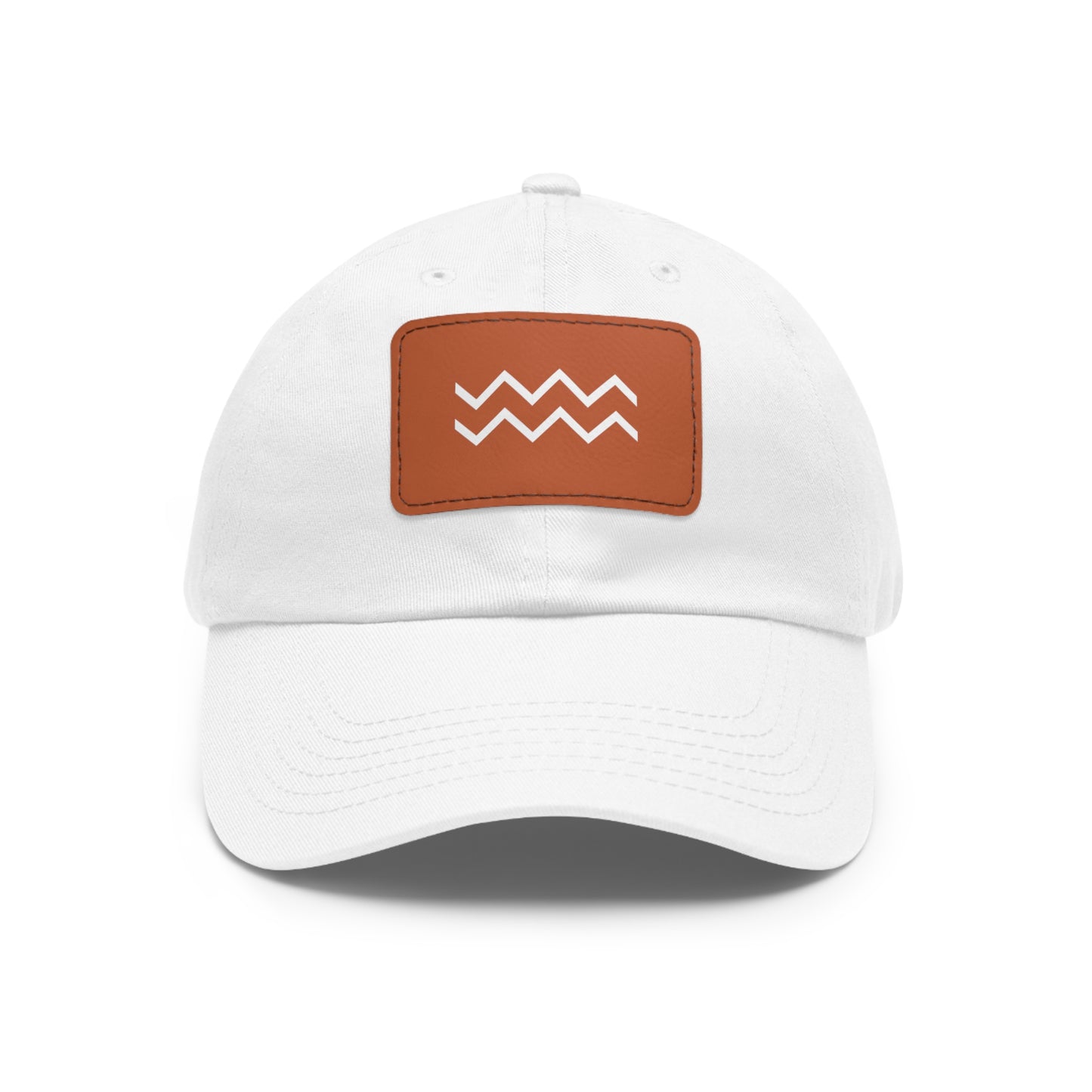 White Ripple Dad Hat