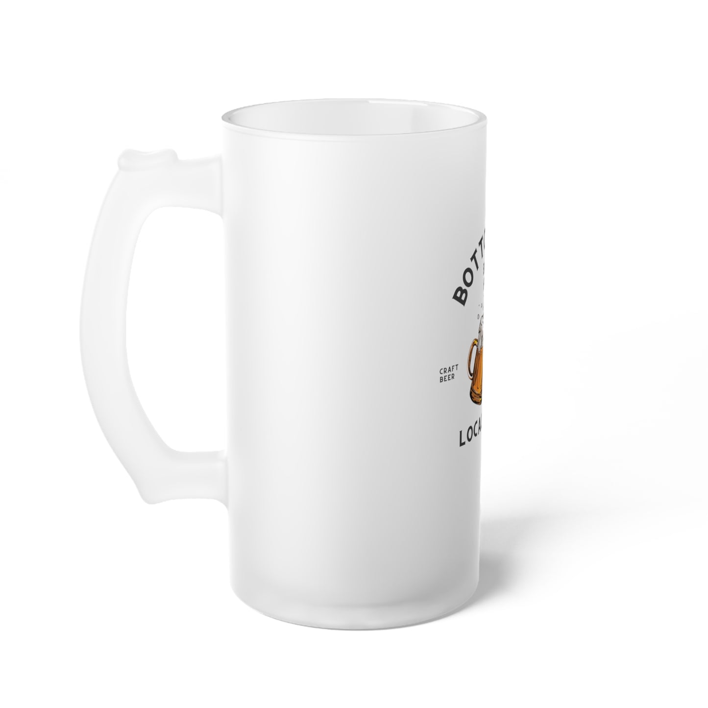 Brew Hall 16oz Frosted Beer Mug