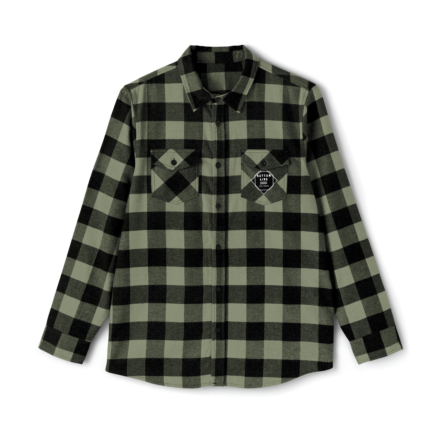 White Logo Flannel Shirt