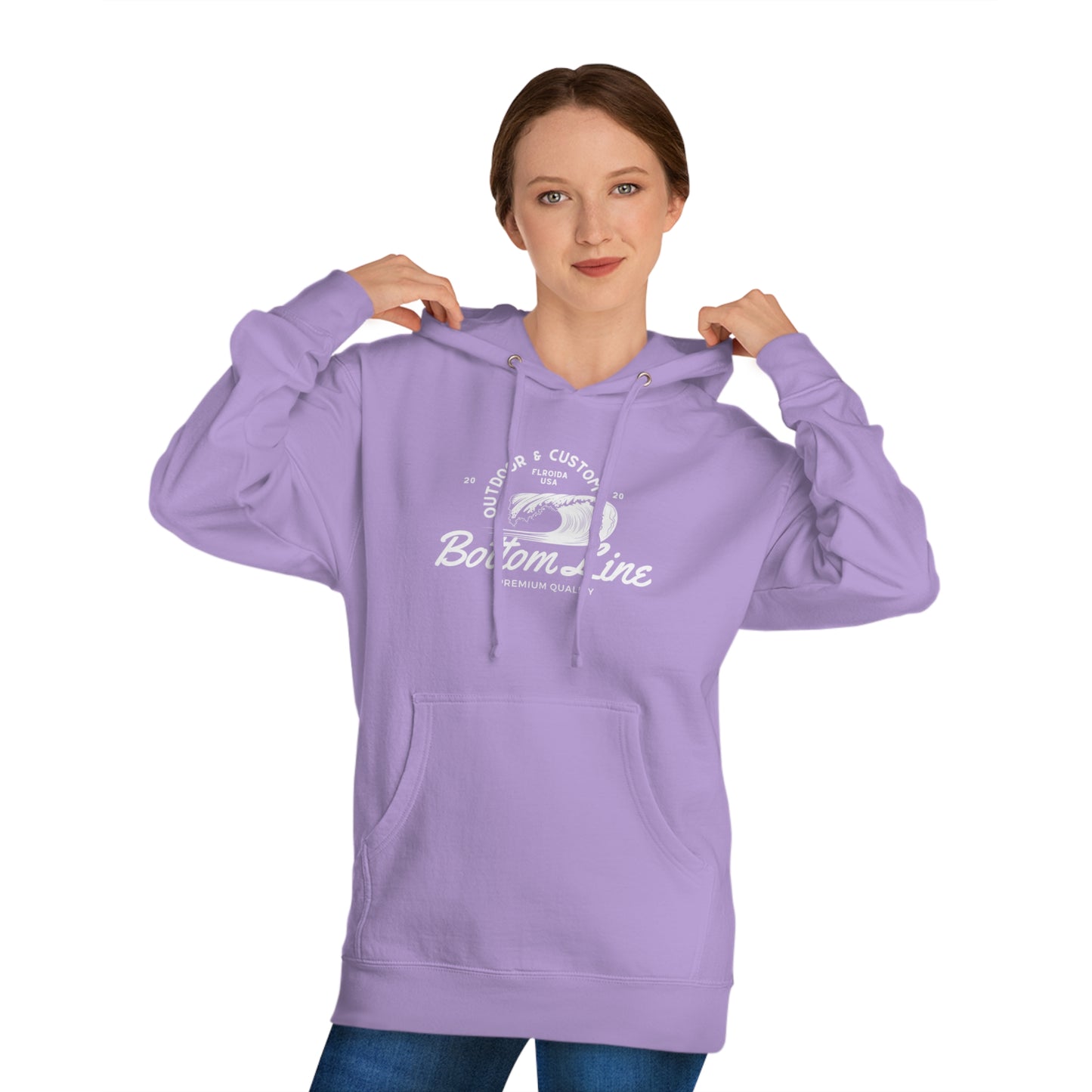 Wave Barrel Front Design Hoodie