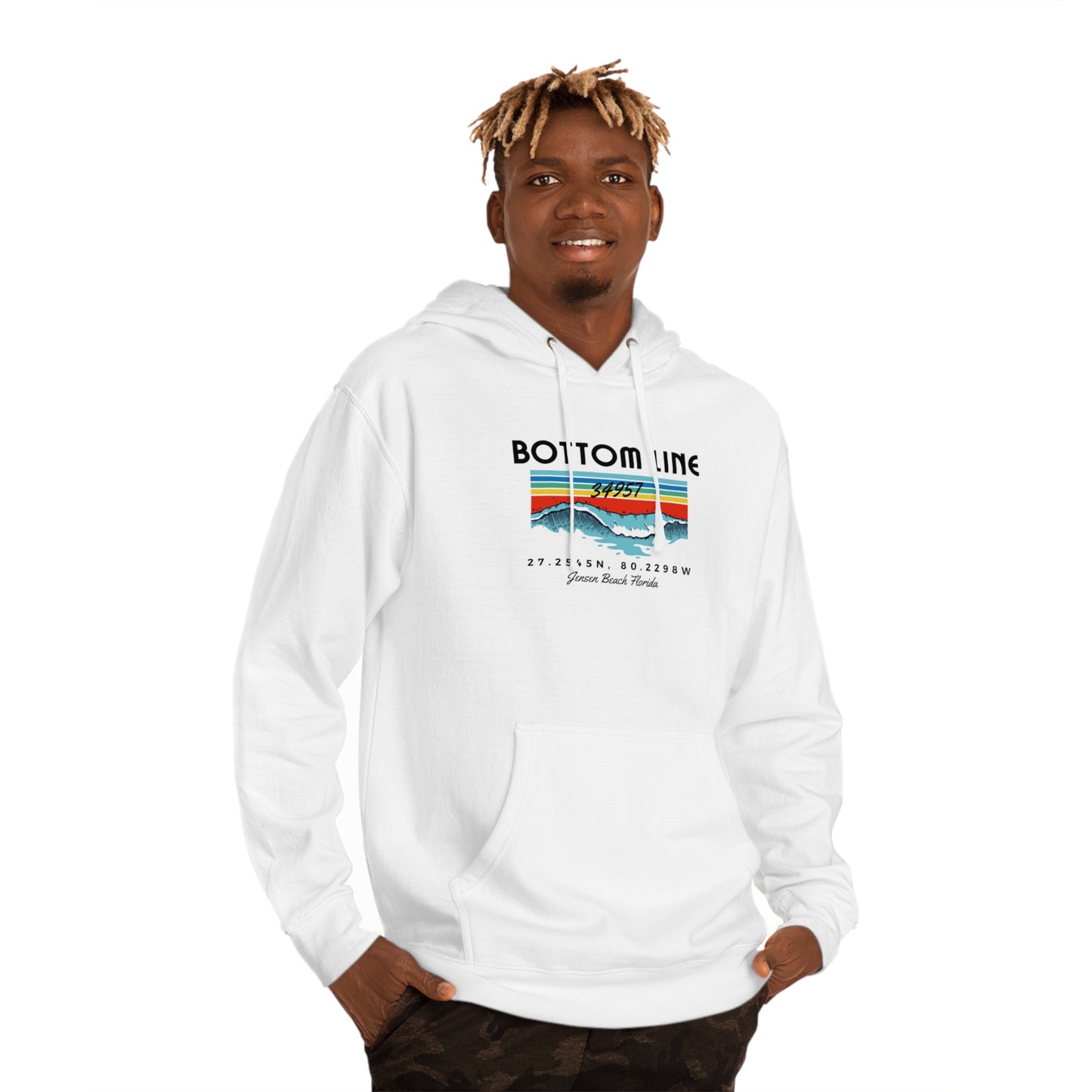 Jensen Beach Front Design Hoodie