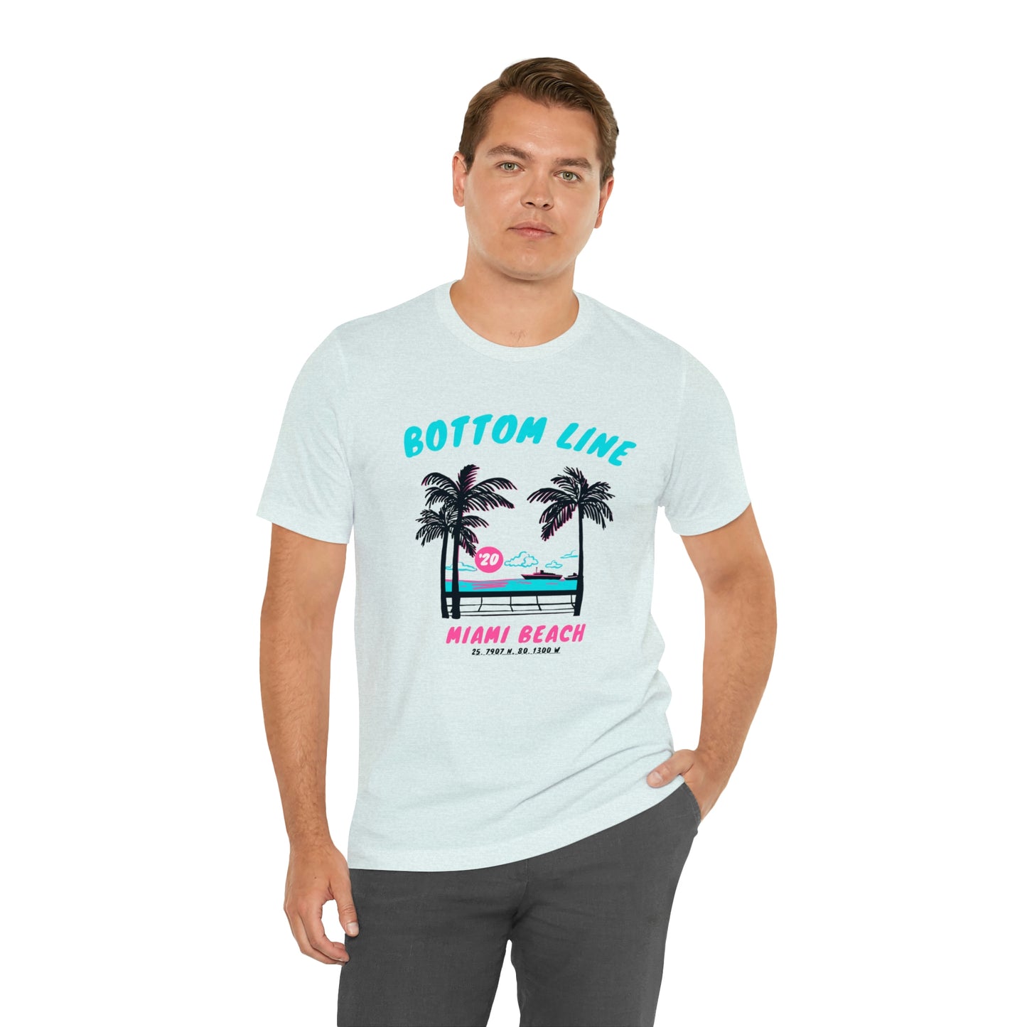 Miami Beach Front Design Tee