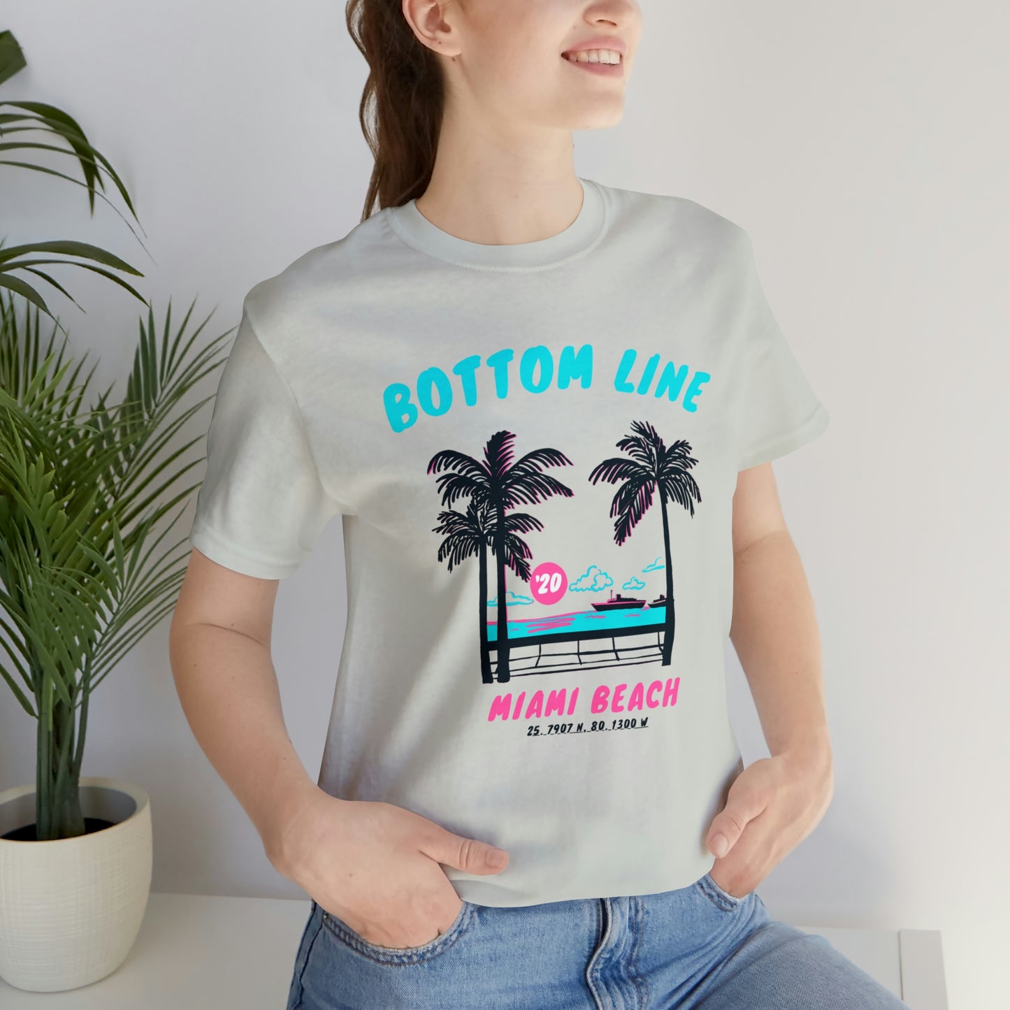 Miami Beach Front Design Tee