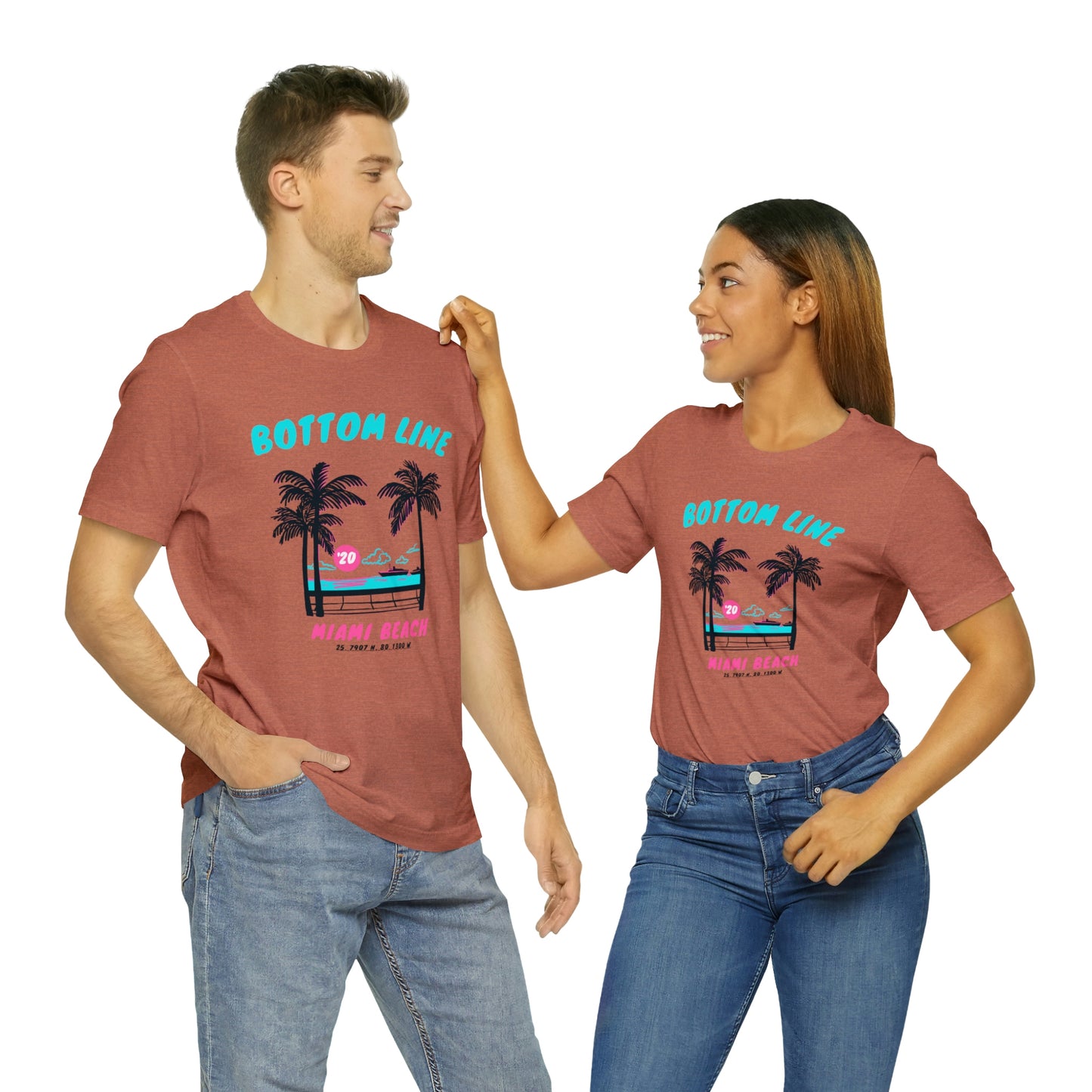 Miami Beach Front Design Tee