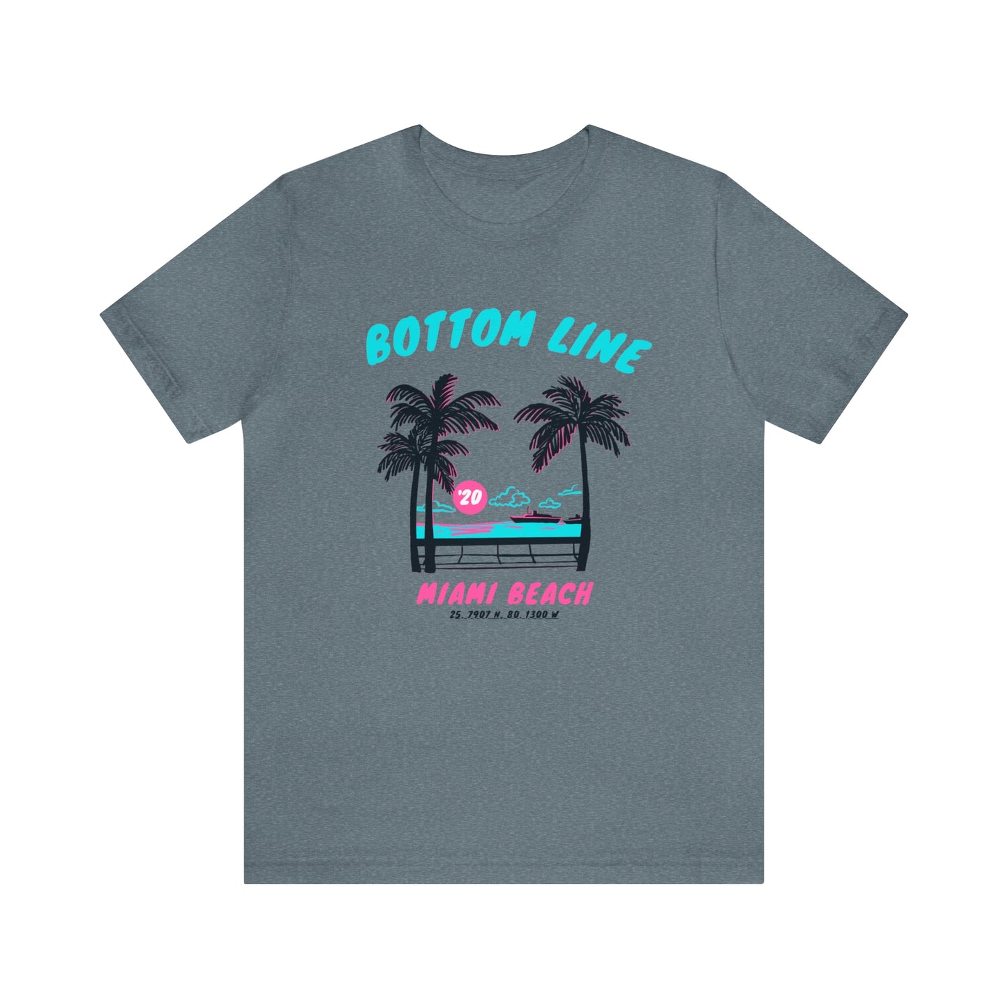 Miami Beach Front Design Tee