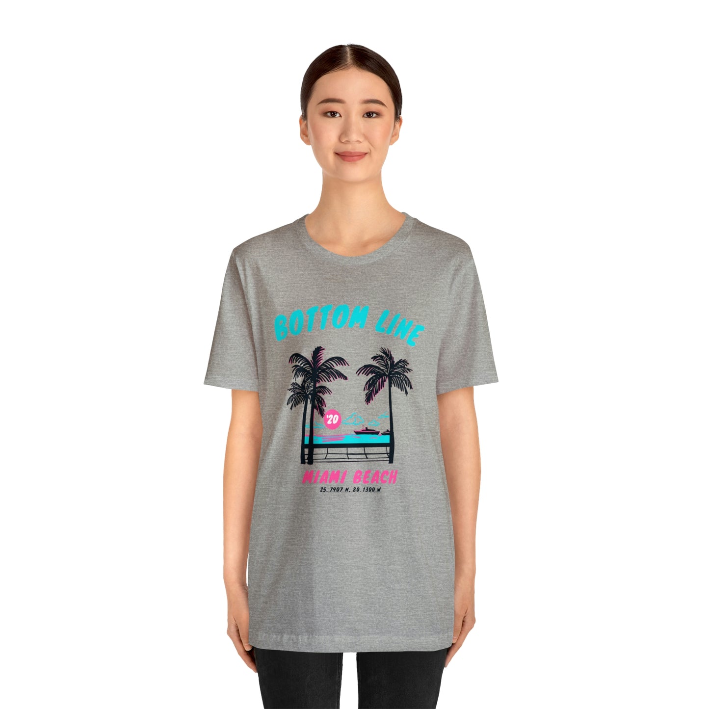 Miami Beach Front Design Tee