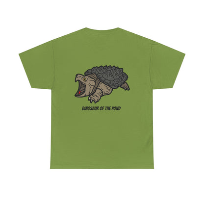 Dinosaur of the Pond Heavy Cotton Tee