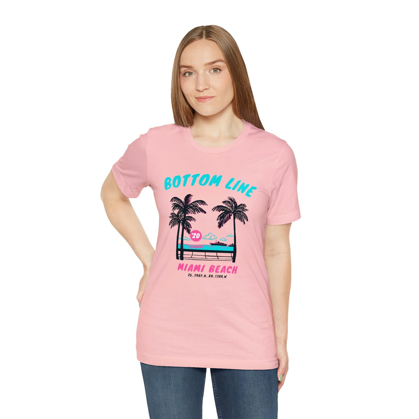 Miami Beach Front Design Tee