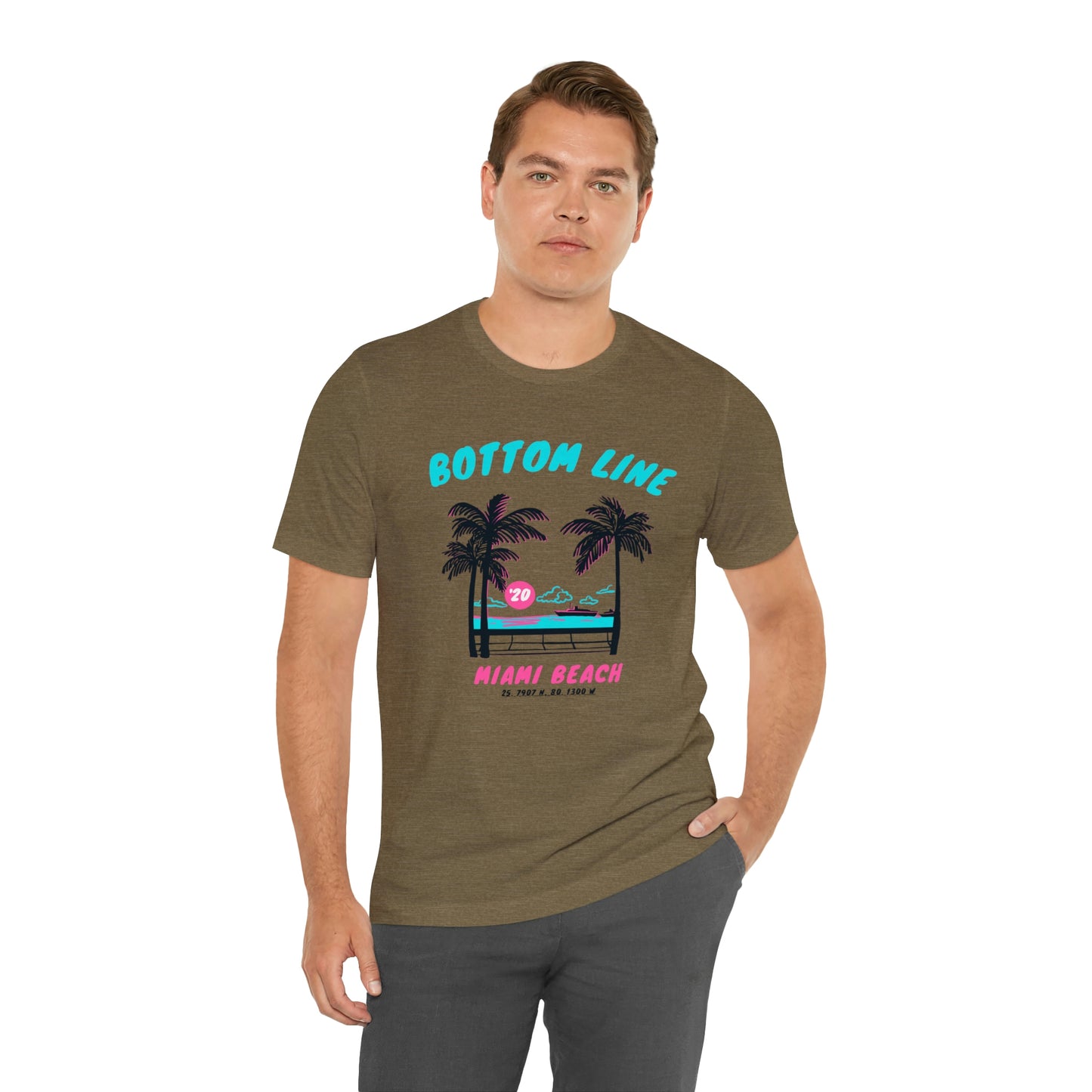 Miami Beach Front Design Tee