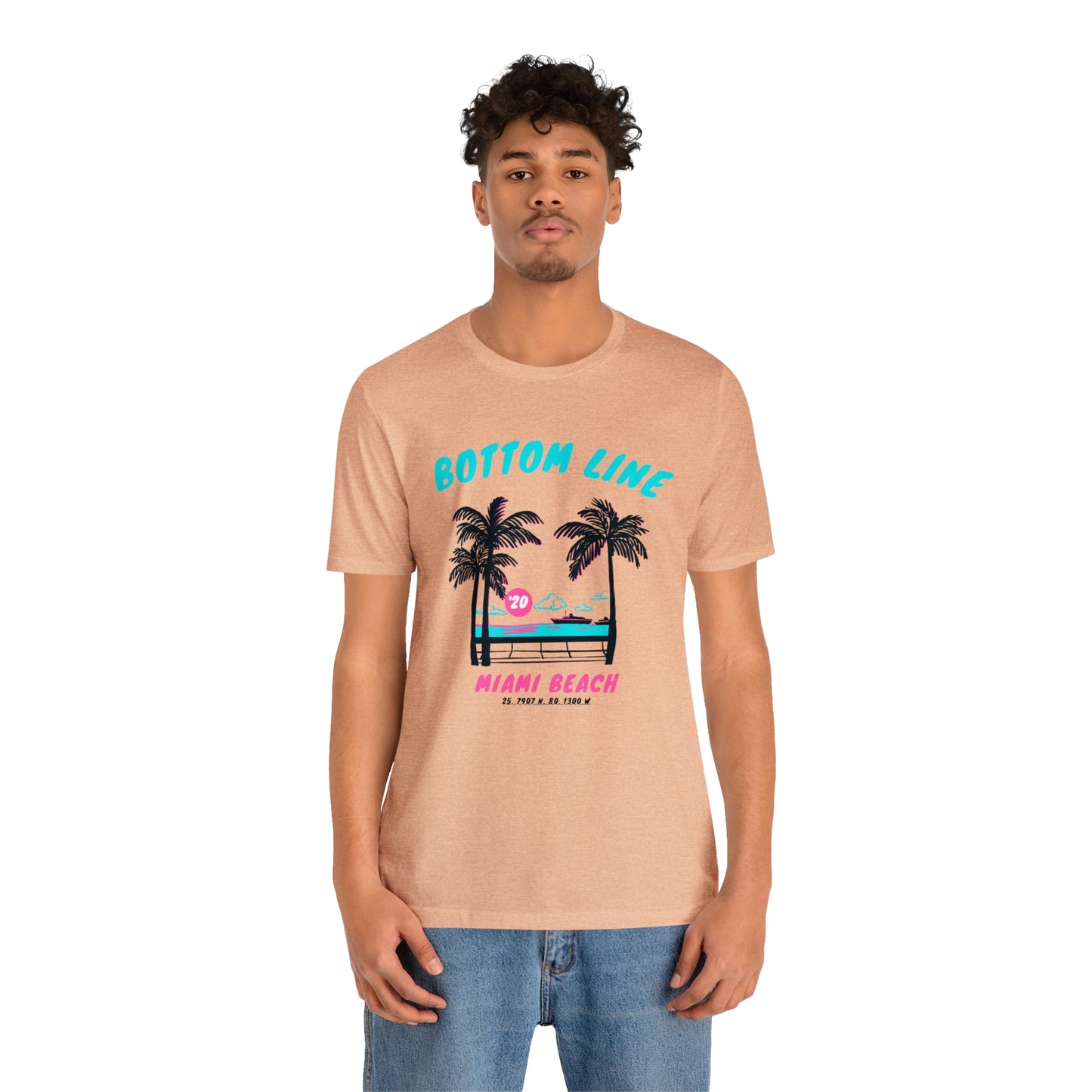 Miami Beach Front Design Tee