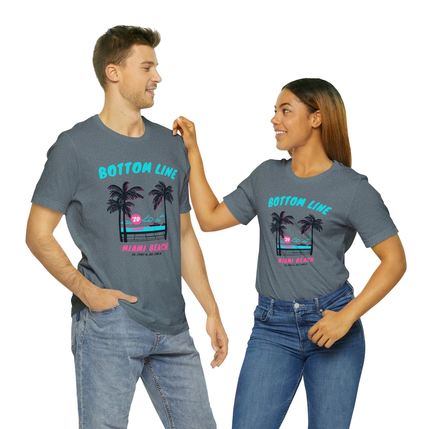 Miami Beach Front Design Tee