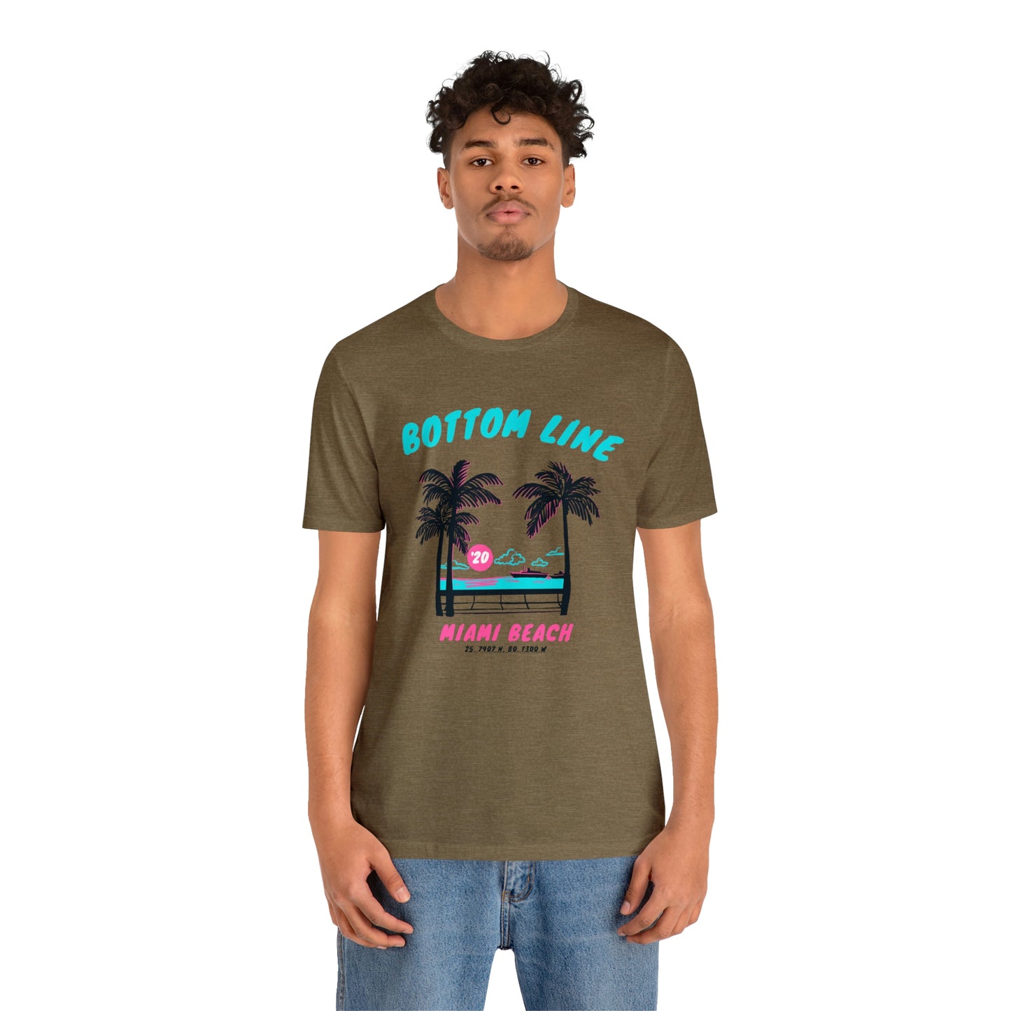 Miami Beach Front Design Tee