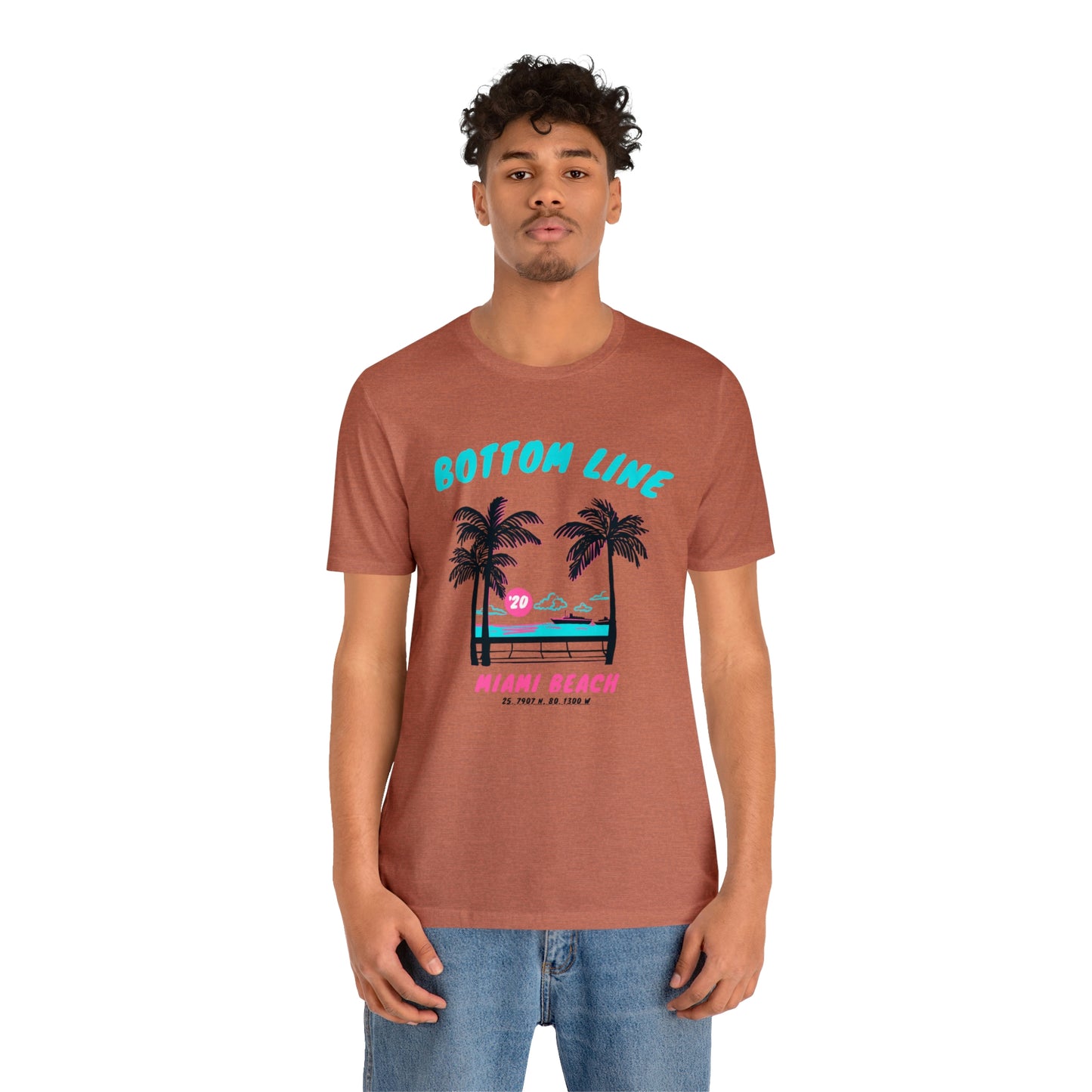 Miami Beach Front Design Tee