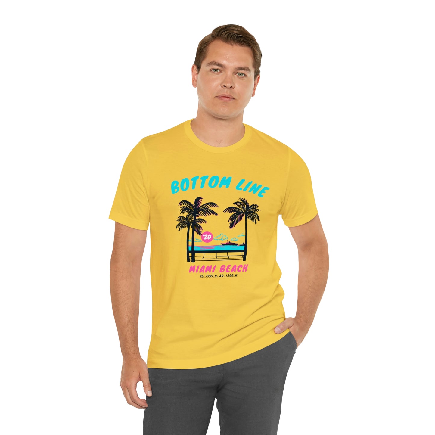 Miami Beach Front Design Tee