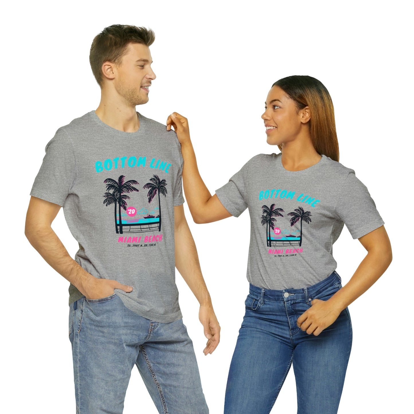 Miami Beach Front Design Tee