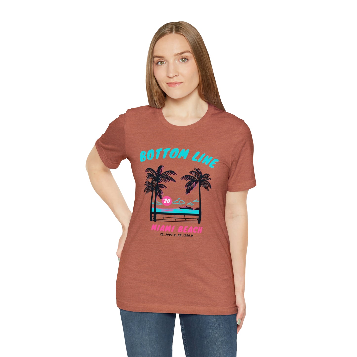 Miami Beach Front Design Tee