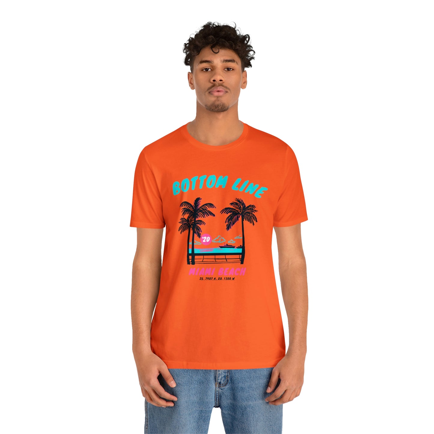 Miami Beach Front Design Tee