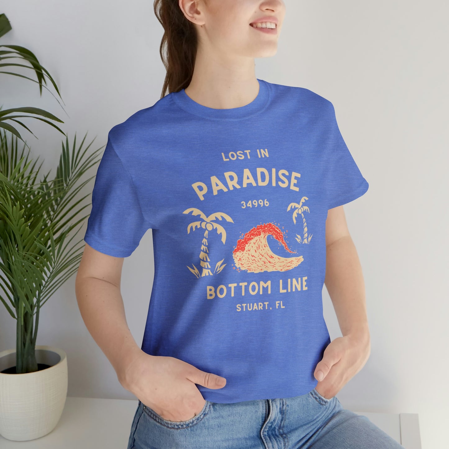 Lost in Paradise Front Designed Tee