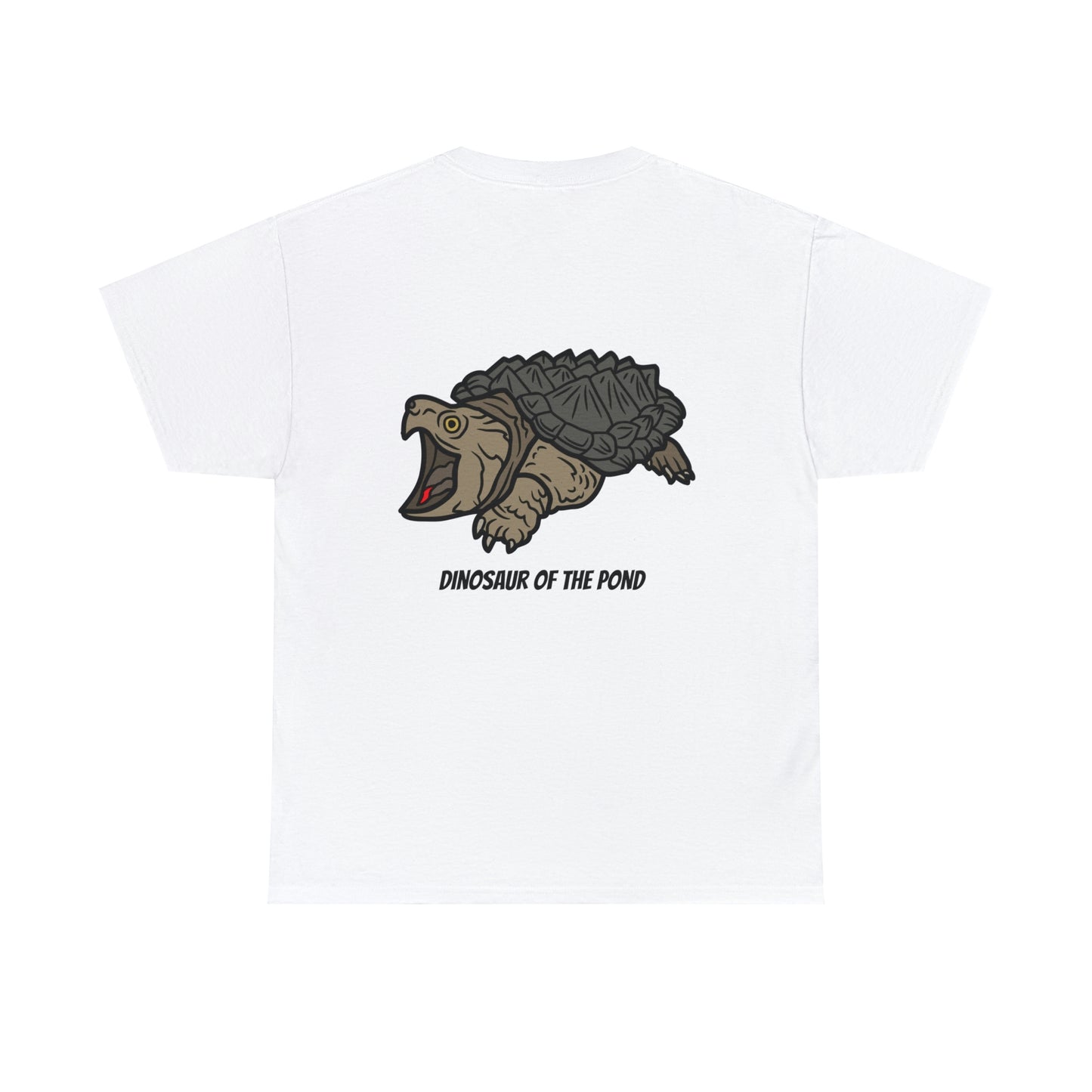 Dinosaur of the Pond Heavy Cotton Tee