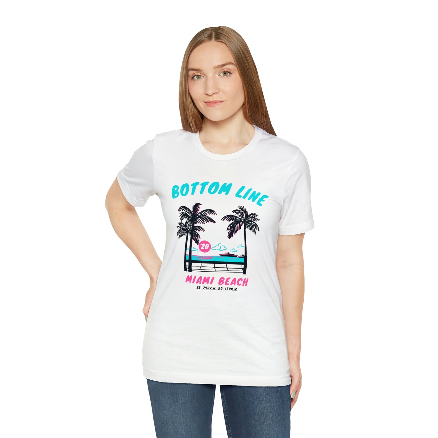 Miami Beach Front Design Tee