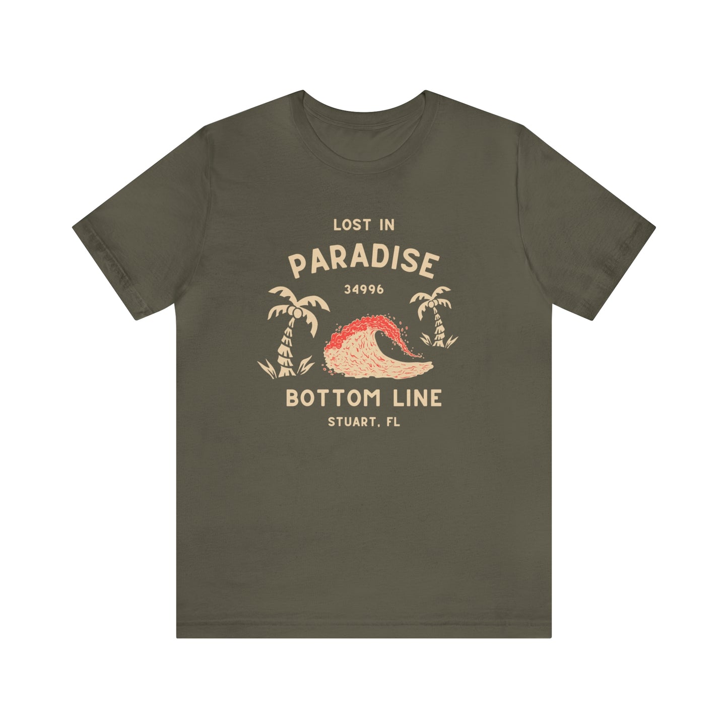 Lost in Paradise Front Designed Tee